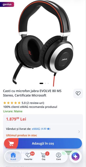 Jabra Evolve 80 MS