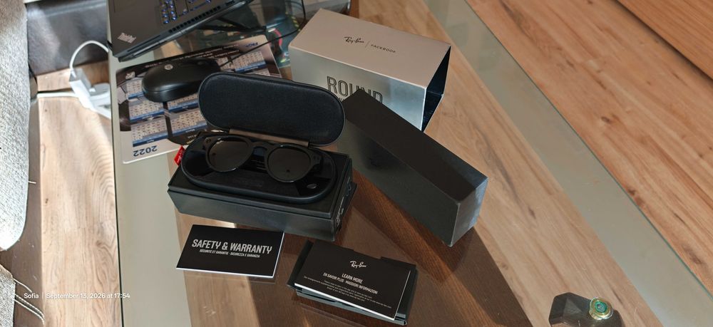 Като нови RayBan Stories Round Facebook RW4003 Meta – пълен комплект