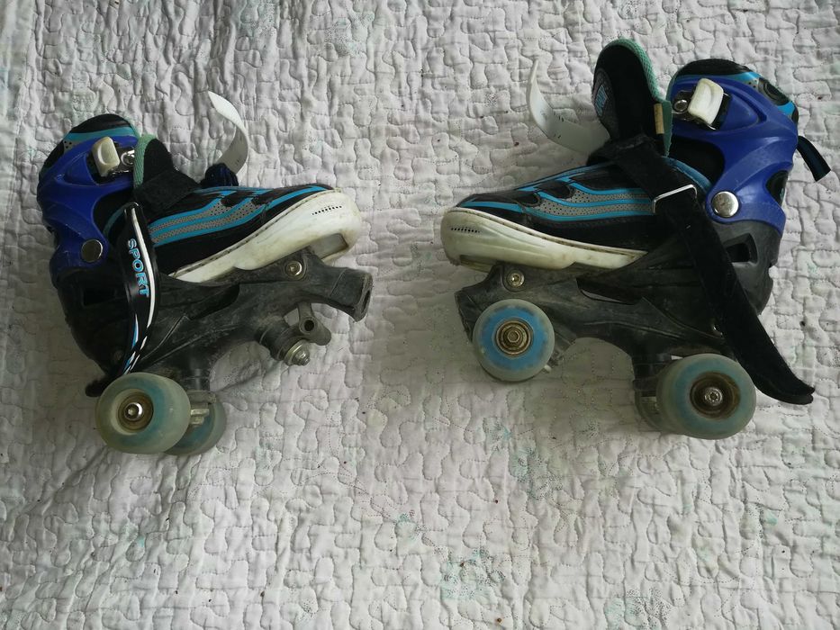 Коньки роликовые двухрядные