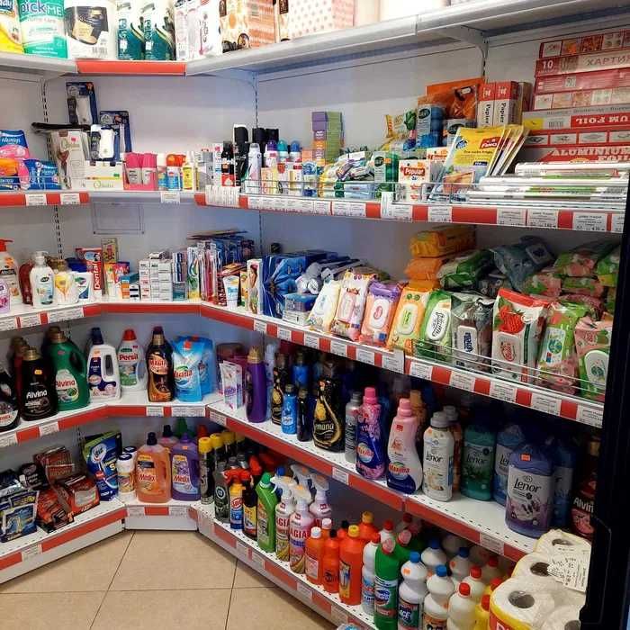 Метални стелажи за перилни и почистващи препарати - НОВИ НАЛИЧНИ