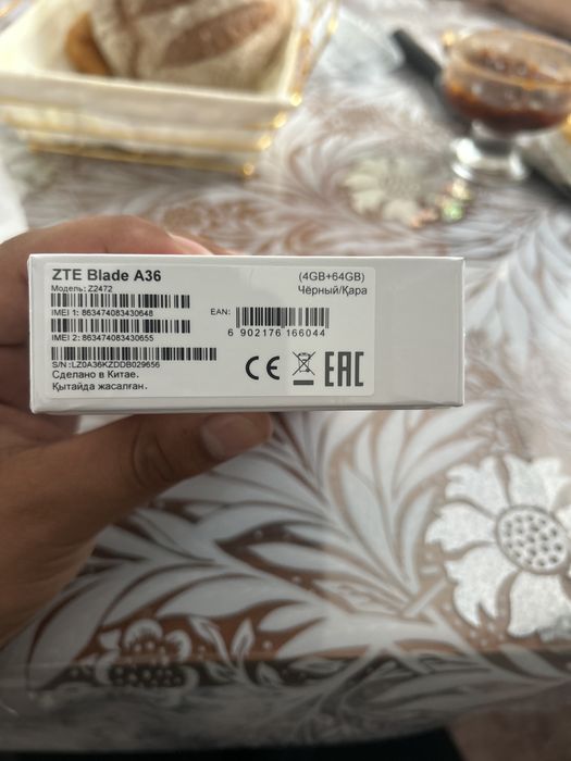 Телефон новый zte a 36 новый