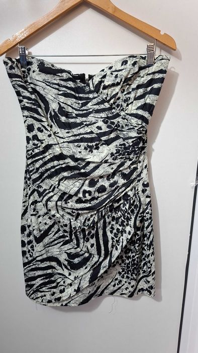 Lipsy London рокля с  бюстие и животински принт и набори EU 40