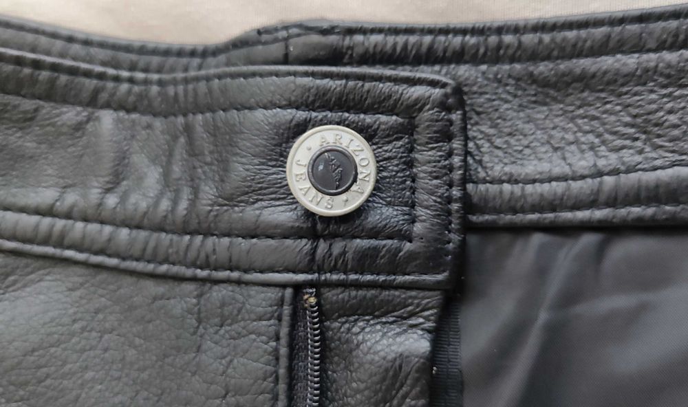 НОВ мъжки кожен панталон от естествена кожа JCC