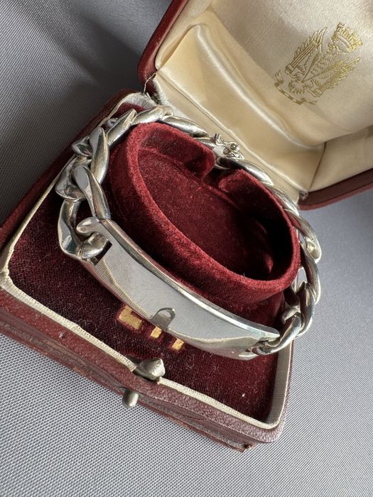 Bratara masiva din argint