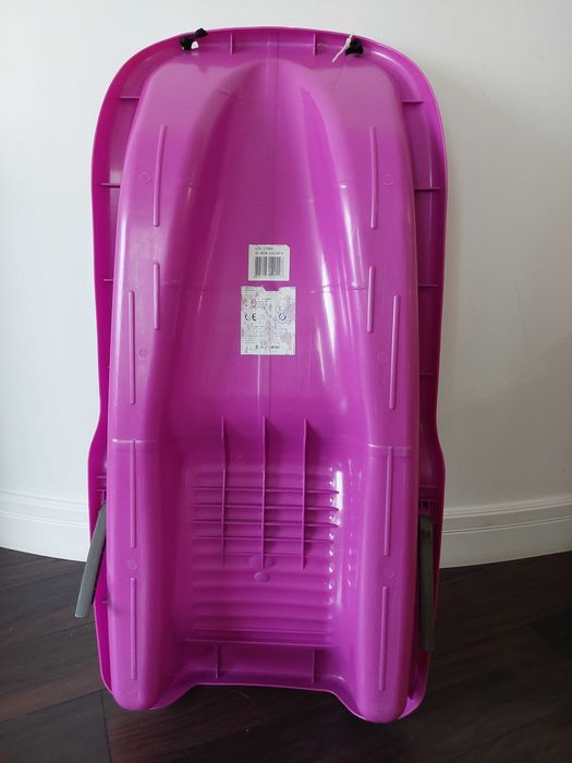 Детска шейна със спирачки 82 cm/39 cm - лилава, почти нова