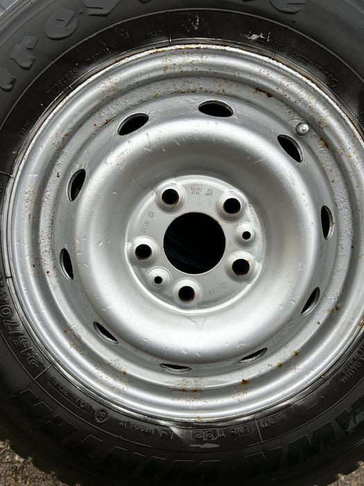 5x118 15 две джанти fiat ducato citroen peugeot 215 70 15С зимни гуми