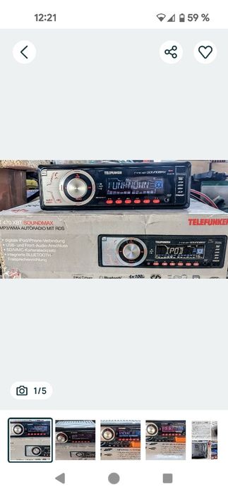 Radio MP3 auto cu bluetooth și afișaj lcd
