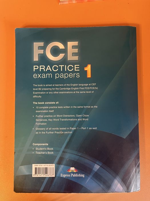 Culegere FCE Practice exam papers 1