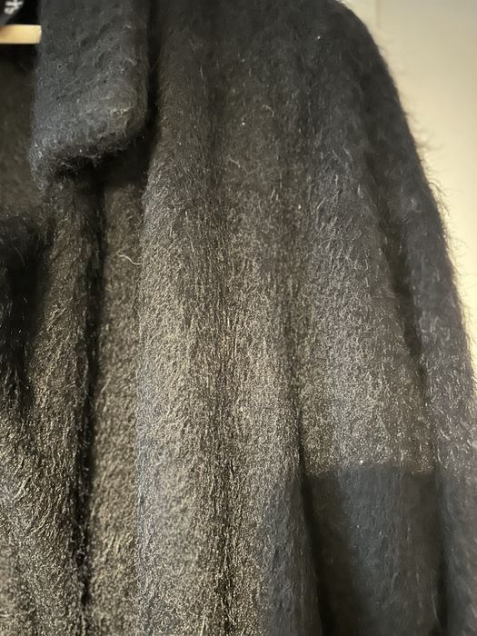 Дамско черно палто, тип жилетка