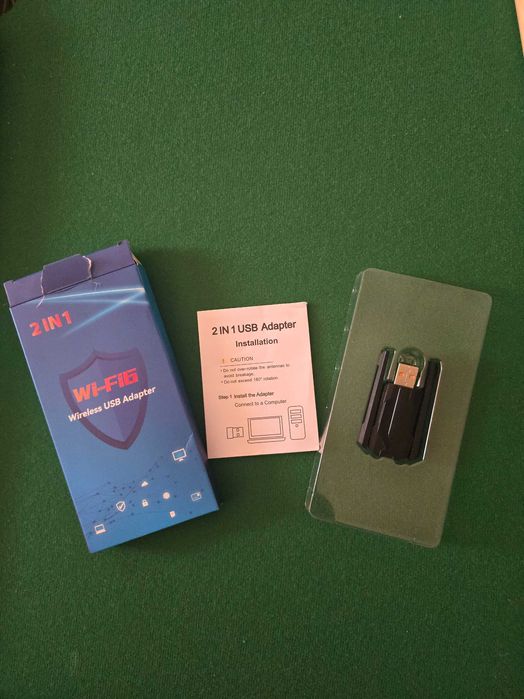 Безжичен USB адаптер 2 в 1 WiFi