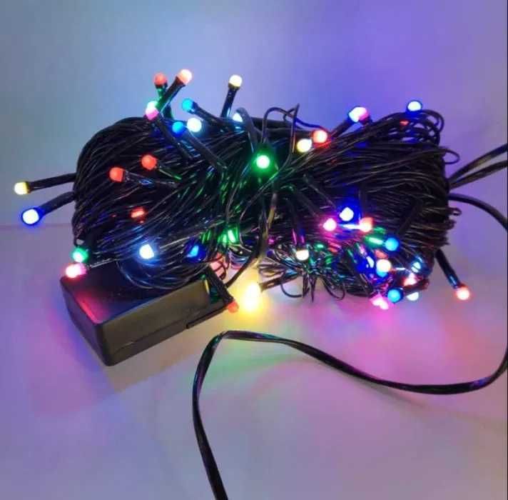 музикални коледни лампички 10м с 7 мелодии