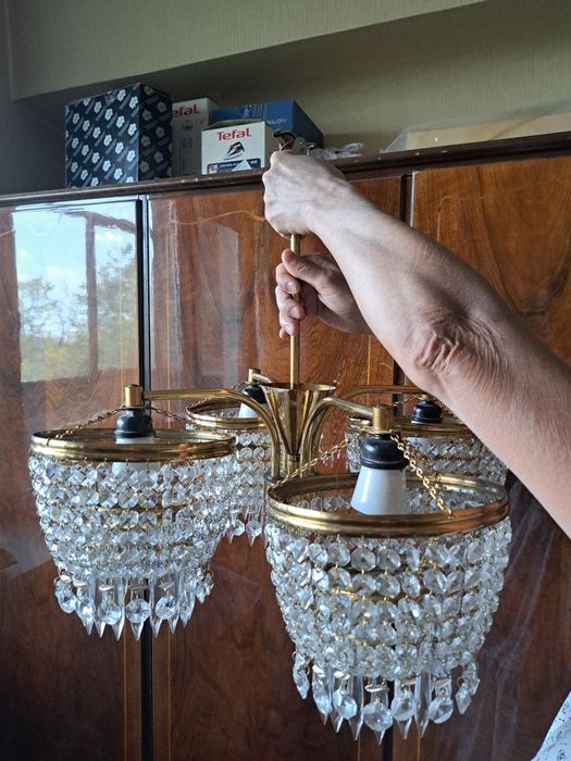 Люстра хрустальная