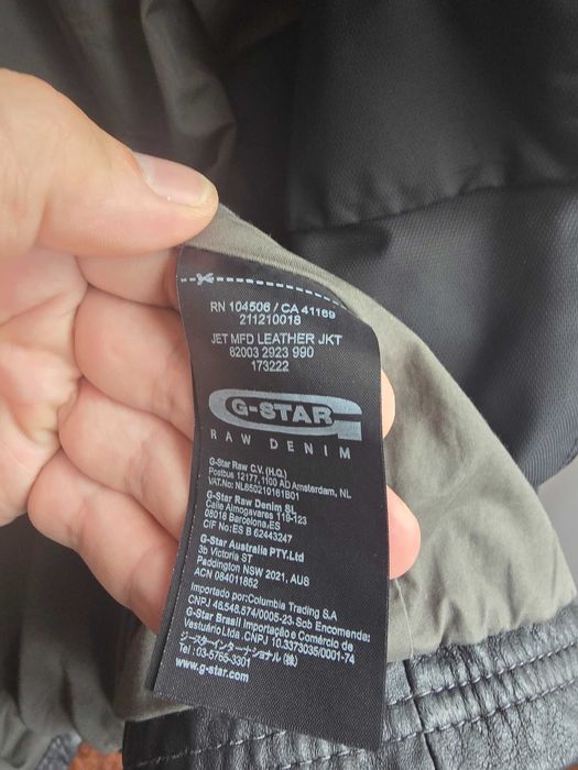 G-Star Raw Jet MFD Leather Jkt, размер XL