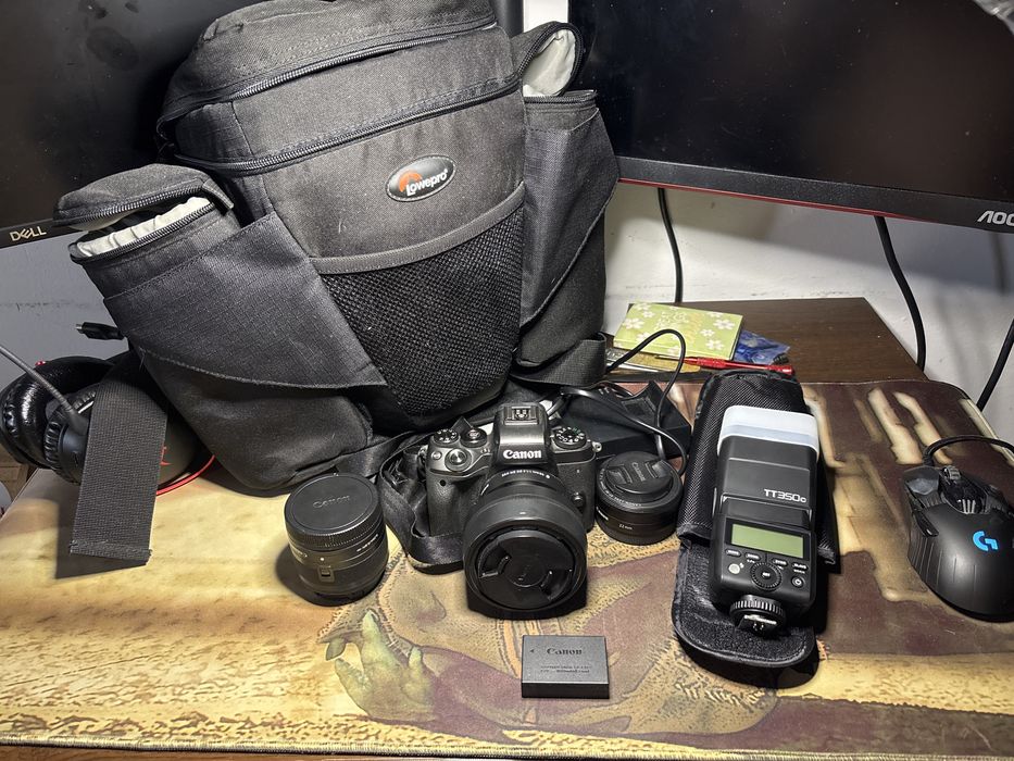 Canon m5 plus accesorii