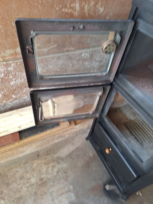 Печка на дърва използвана