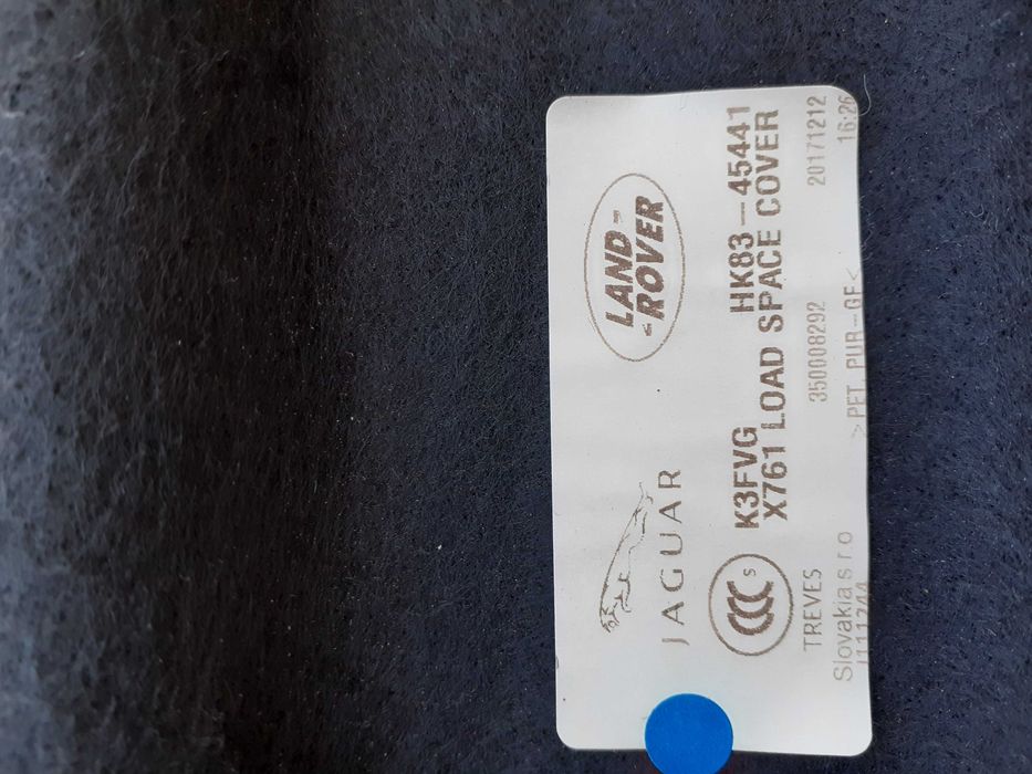 Polita portbagaj JAGUAR F-PACE,an 2016 - 2026