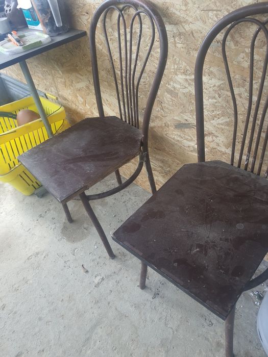 Scaune metal solide terasa