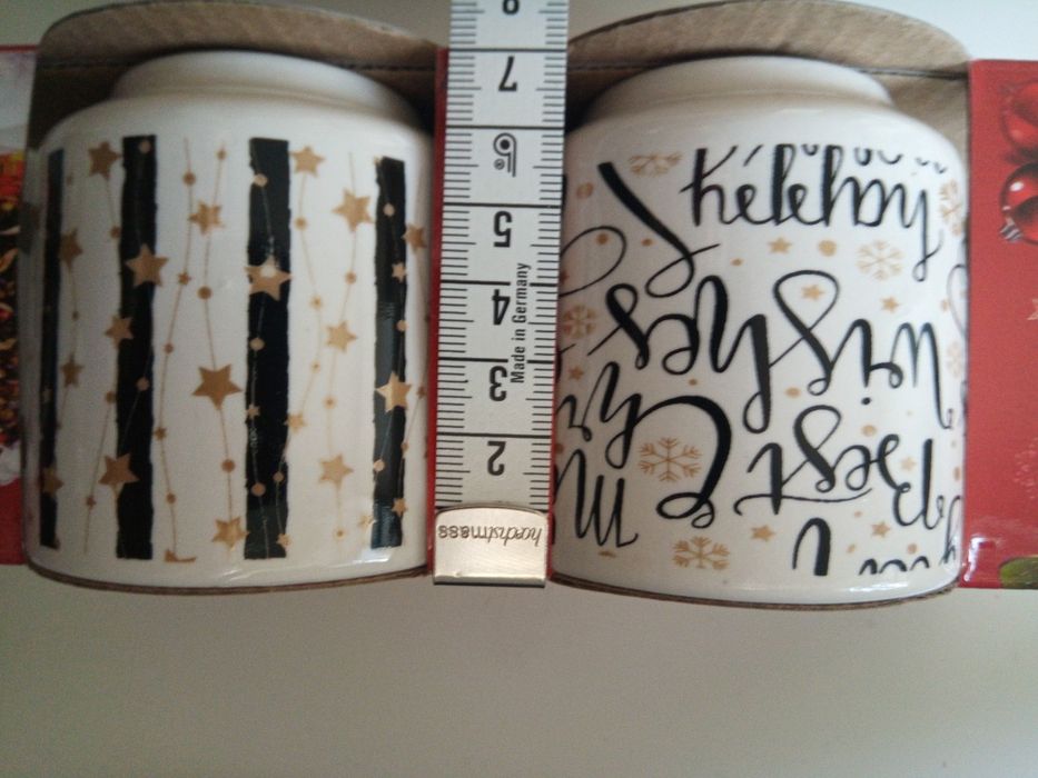 Коледен сет чаши за кафе