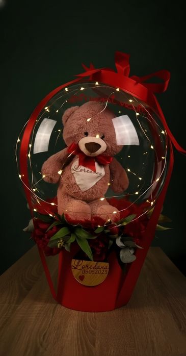 Продам мишку в шаре подарок с музыкой