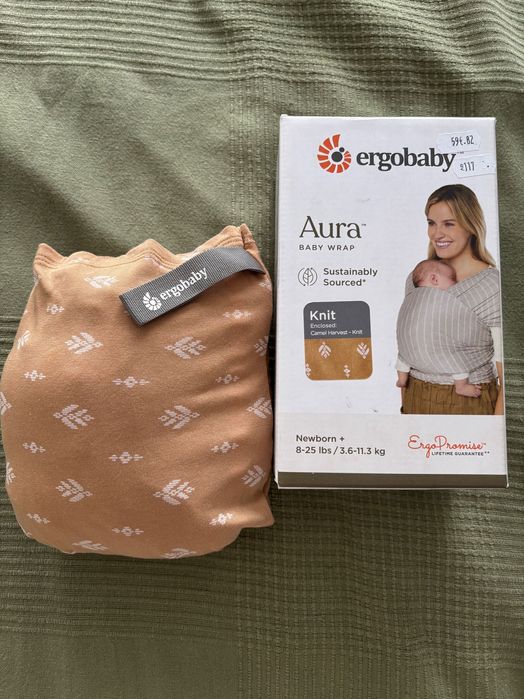 Еластичен слинг New Aura на Ergobaby Suistainable Knit