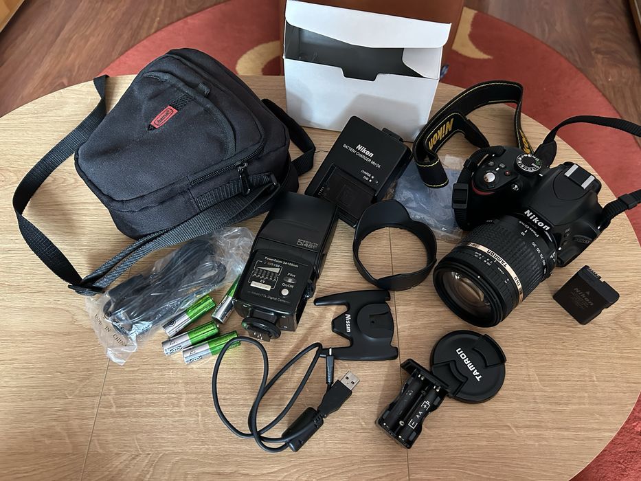 aparat foto nikon dslr 3200 set