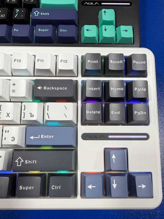 Клавиатура Aula F87 Pro  механическая оригинал 3в1 -RUS/ENG