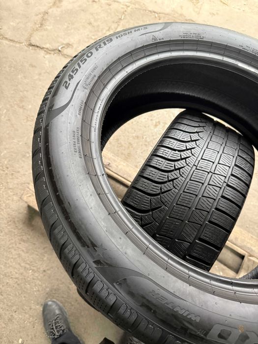 2x Anvelope Iarna 245/50 R19 - Pirelli P Zero Winter cu steluta BMW