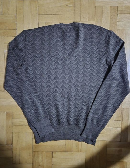 Pulover de lux Ermenegildo Zegna, V-Neck, Lână, Bărbați - L