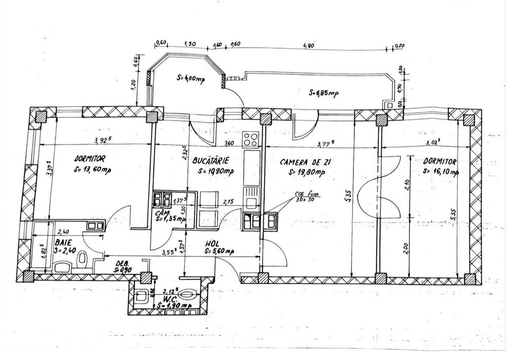 Apartament 3 camere | 87 mp I SINAIA I Pasarela I Investitie