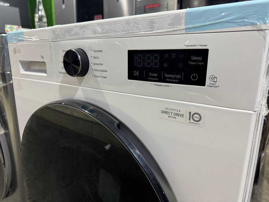 Стиральная машина LG 7 кг F2Y1HS5W DD Inverter Steam