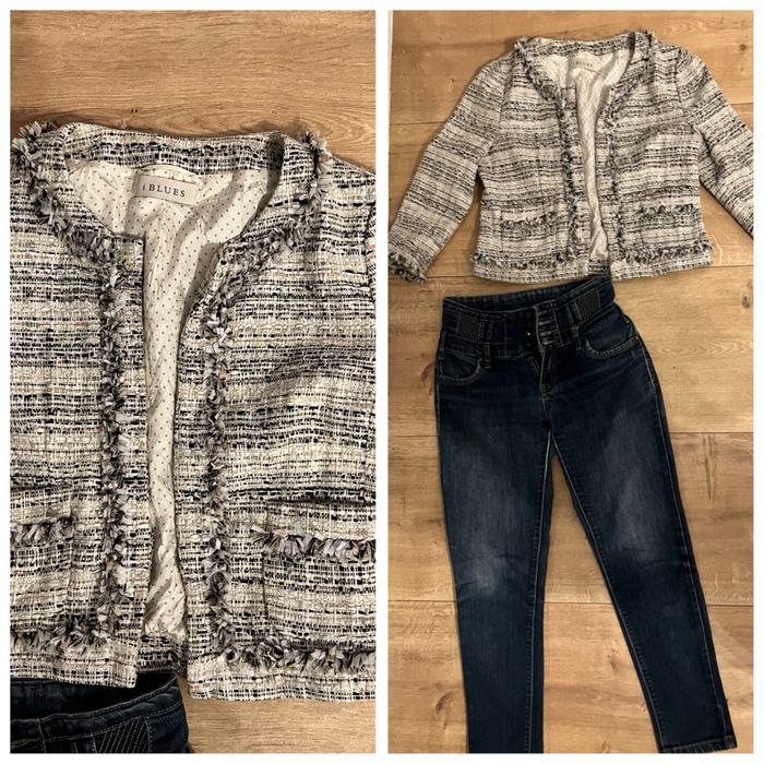 Sacou si blugi casual-  mar M