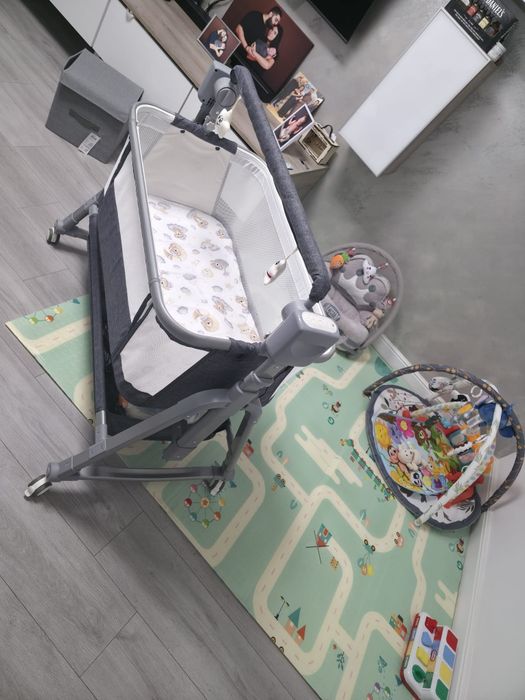 Patut Electric Multifunctional Bebelusi, co-sleeper, leagăn,bluetooth