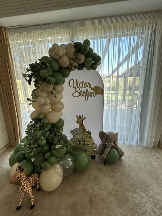 Decor baloane , botez, majorate , petrecere mot