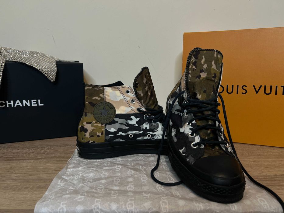ОРИГИНАЛНИ - Мъжки камуфлажни кецове Converse, номер 45 – като НОВИ