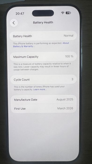 Iphone 17air Sky Blue 256GB