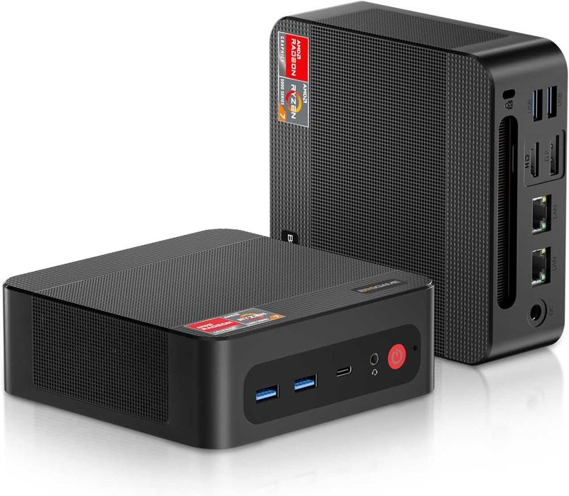 Mini PC Мини Пк Bosgame Effizen P4 Ryzen 7 5700U 32Gb DDR4 1Tb M2 SSD
