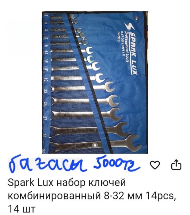 Набор ключей и инструментов