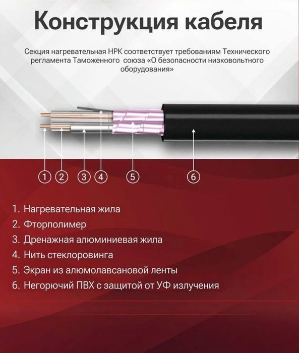 Нагревательный Кабель для Террасы, Тротуаров, Защита от Снега и Льда