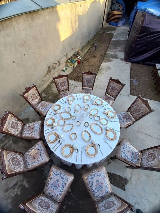 24/7 пракат стол стул пасуда Аренда zontik prokat stol stul naves oq