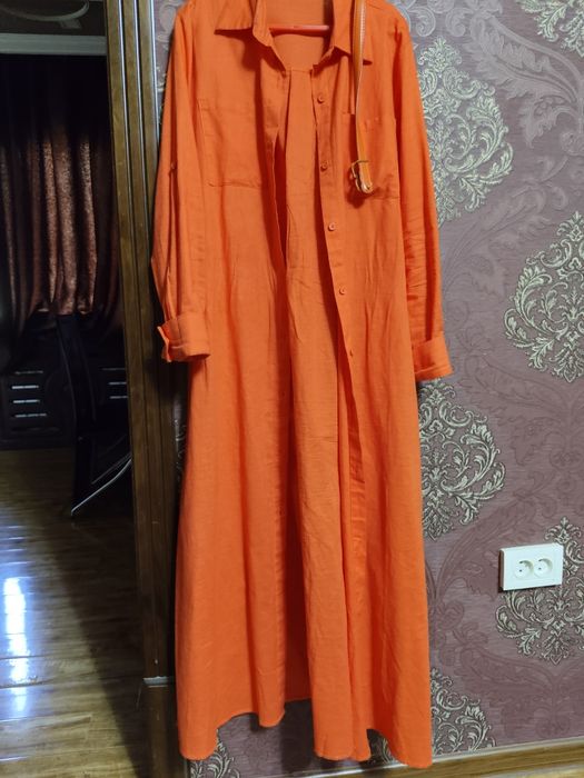 Яркая модная платье рубашка