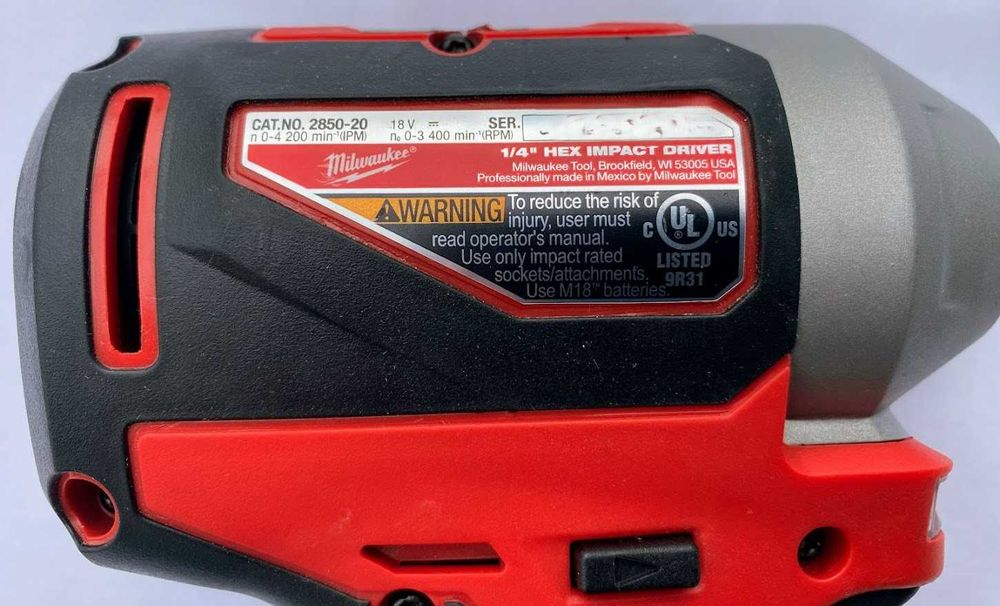 САЩ, Безчетков Импакт Milwaukee, с Нарушена Опаковка Само Тяло !!!