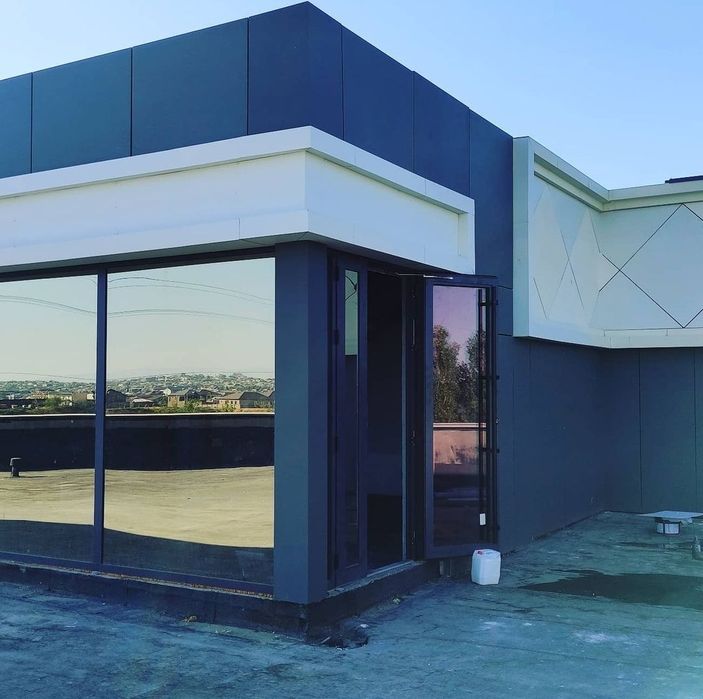 Алюкабонд (4 mm), профиль алюминиевый (25×50)