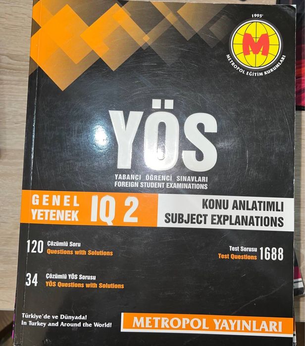 Турецкие книги по математике YÖS