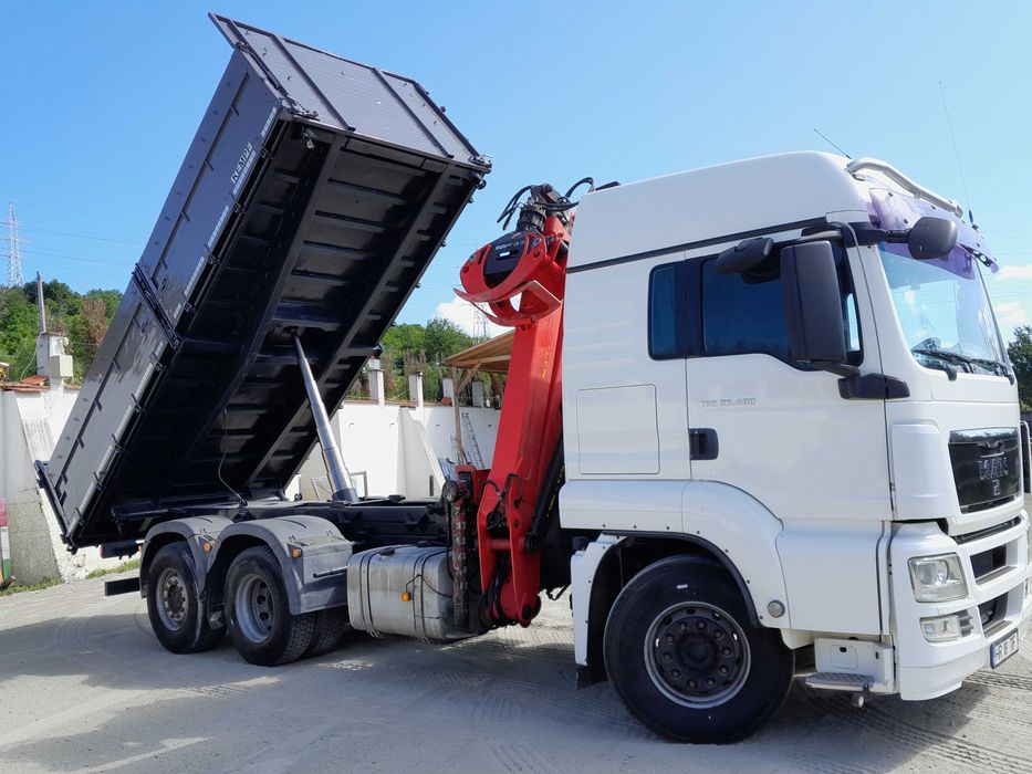 MAN TGS 28 480 Basculabil Macara epsilon forestier Z