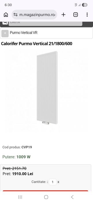 Calorifere noi Purmo