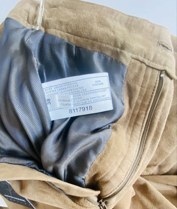 Pantaloni din piele de capra 38