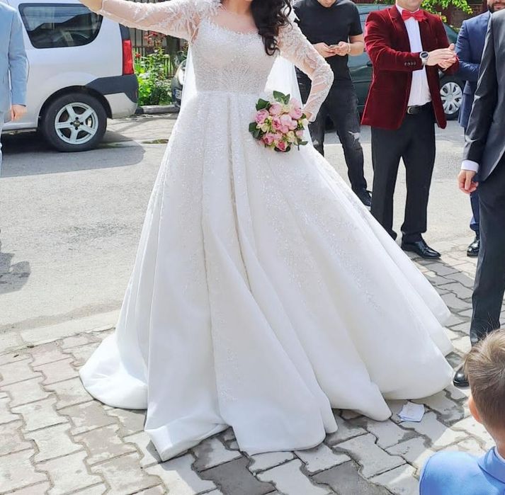 Rochie de mireasă stil arabesc, de poveste