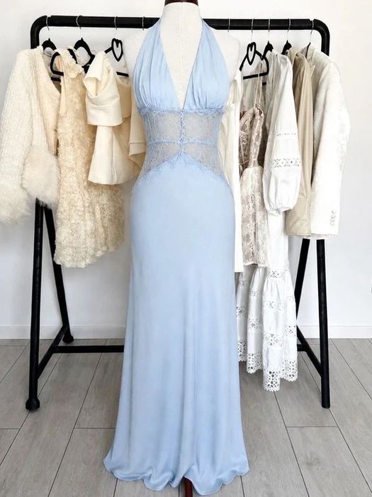 Rochie Bleu Delicată