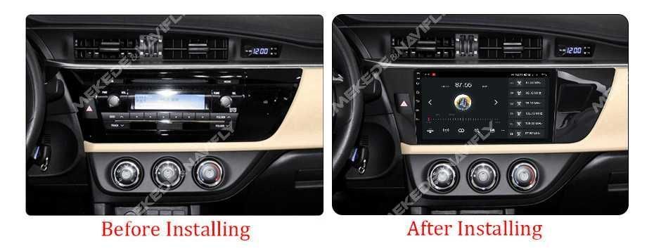 NAVIGATIE ANDROID 14 Toyota COROLLA 2012 - 2017 1/8 Gb CarPlay