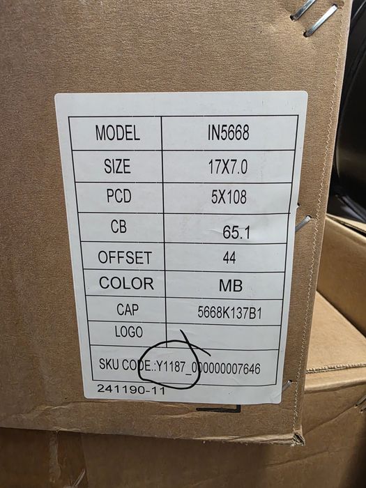 17цола 5х108 Пежо Peugeot 5x108